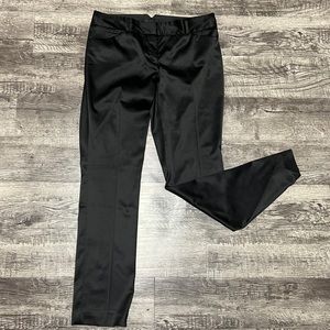 [EXPRESS] Editor Pants 10R - Black Satin-look Straight Leg -Great for holidays!